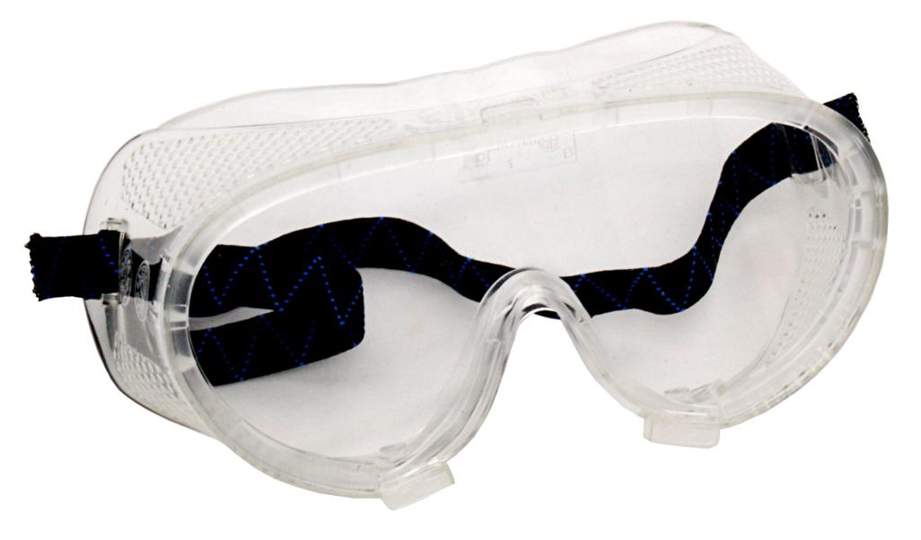Zenport Safety Goggles SG231 Reinforced Chemical Splash Goggles, Clear, Fog Free Lenses, Protective Eye Wear