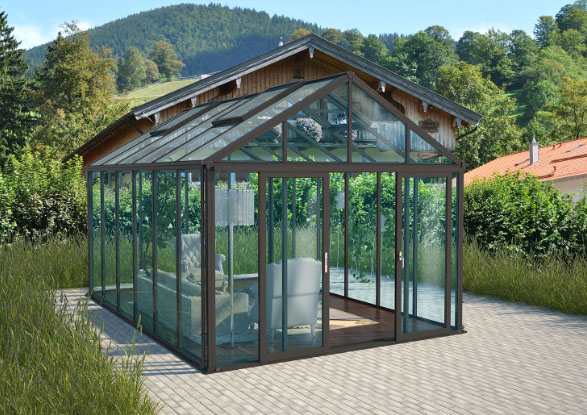 Zenport Versailles Sunroom SH1001D-2, 160.7- SqFt, 15.3 X 10.5-Feet - Click Image to Close