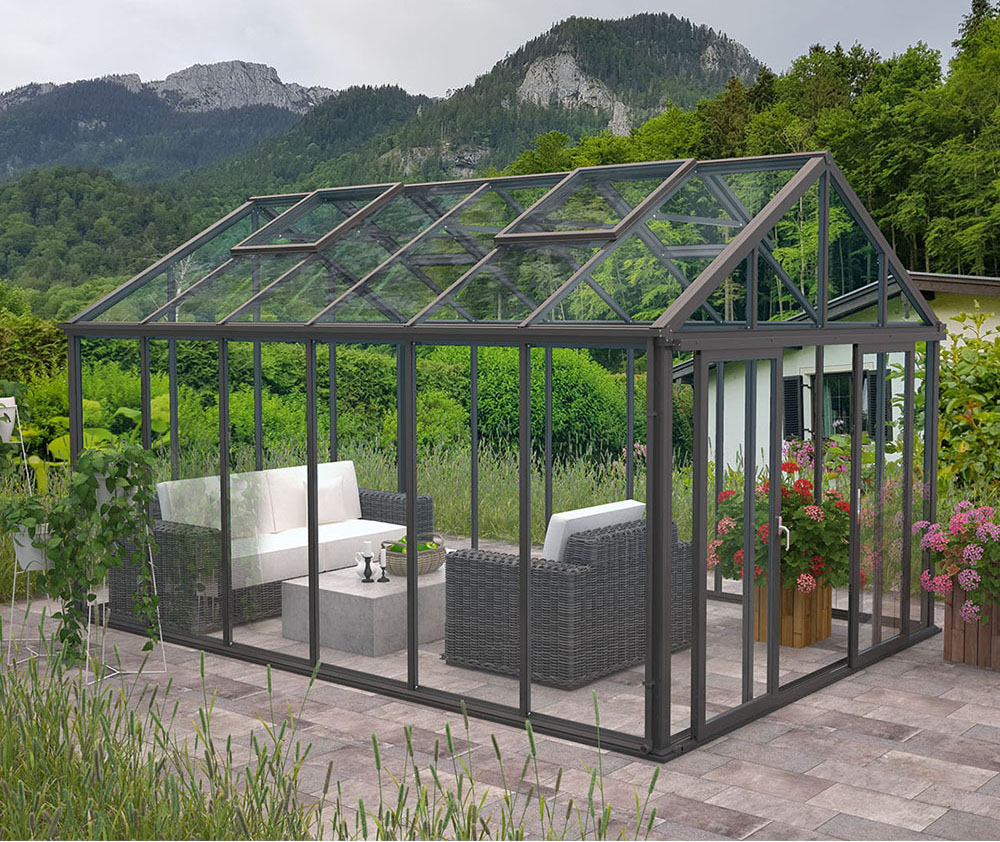 Zenport Versailles Sunroom SH1001D-2, 160.7- SqFt, 15.3 X 10.5-Feet