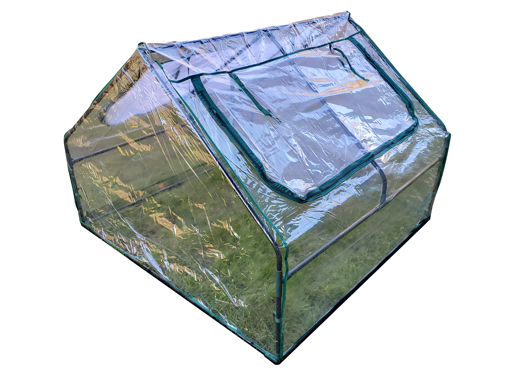 Zenport Mini Greenhouse SH3214A Greenhouse, 4-Feet by 4-Feet by 36-Inch