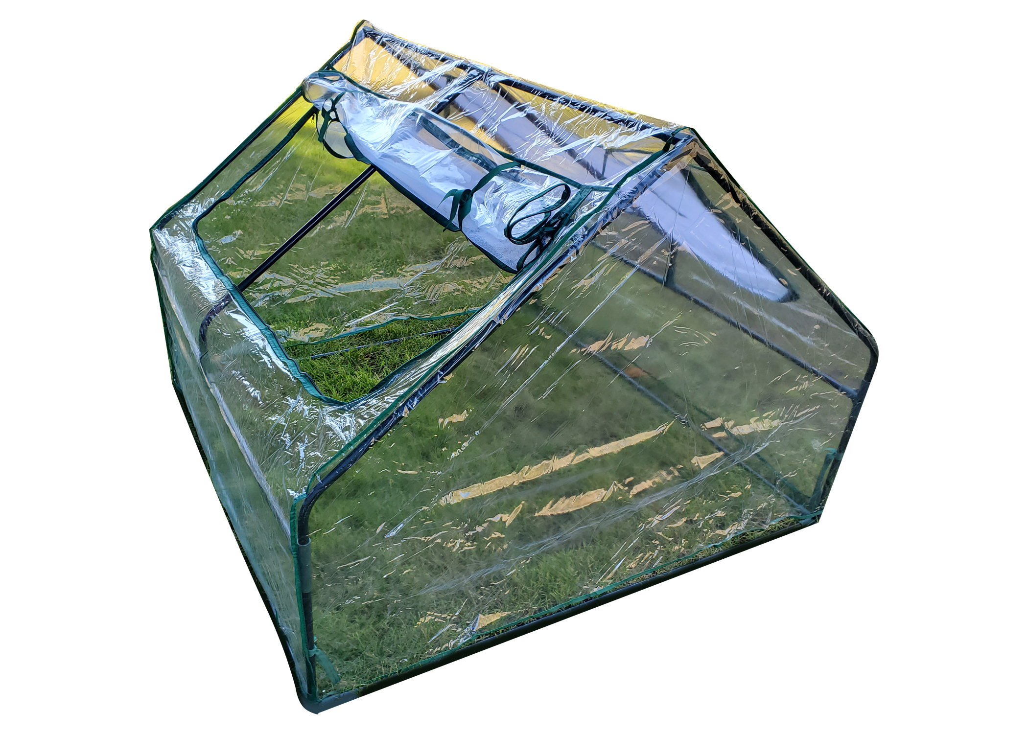Zenport Mini Greenhouse SH3214A Greenhouse, 4-Feet by 4-Feet by 36-Inch