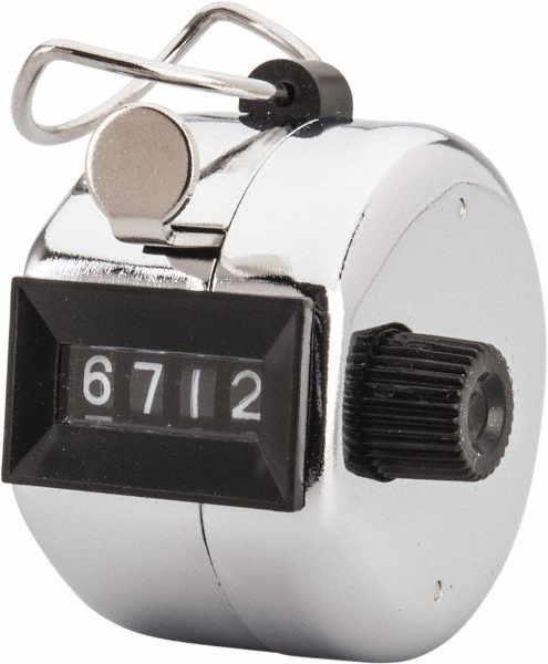 Tally Counter TC122 Tally Counter, Hand Held Counter, 4 Digit Manual Mechanical Click Counter