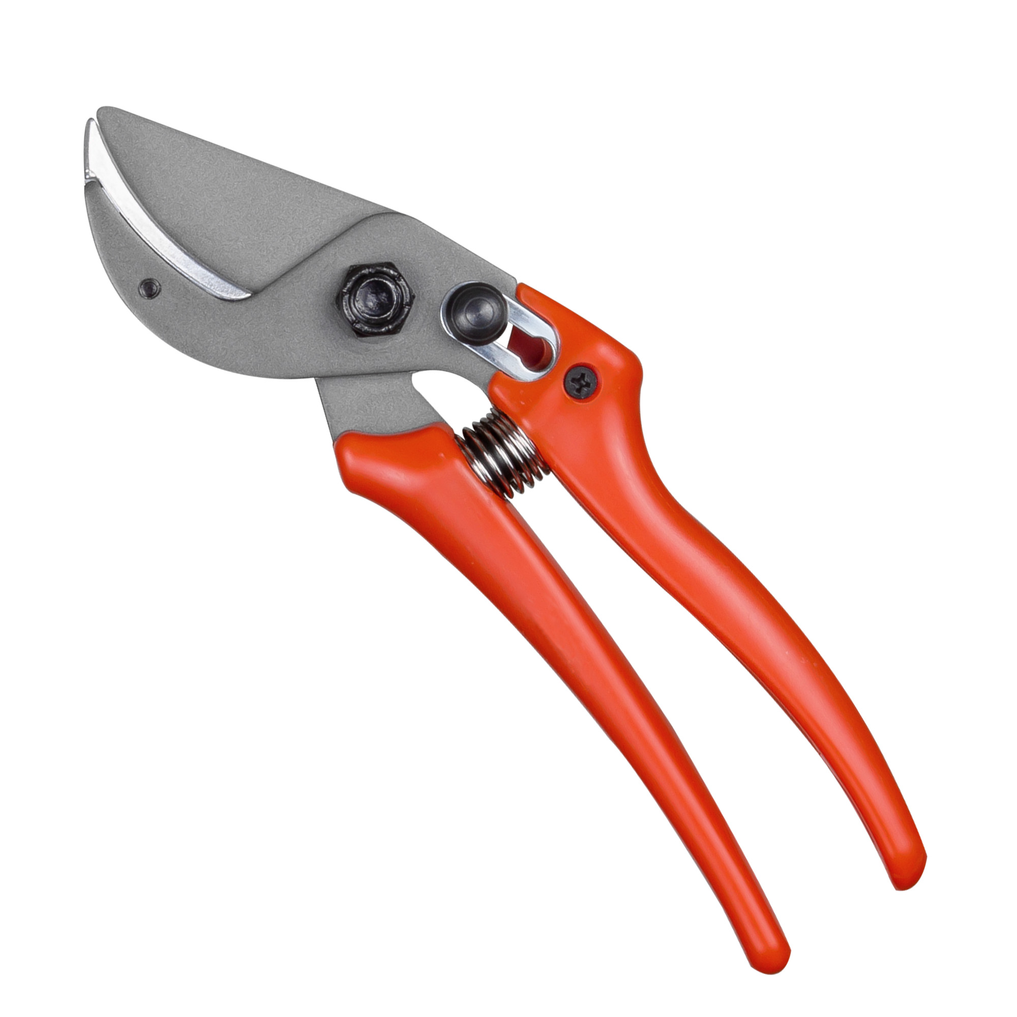 Zenport Z922 Pruner, Portable Anvil, Orange Handles, 7.5-inch Long, .8-inch Cut