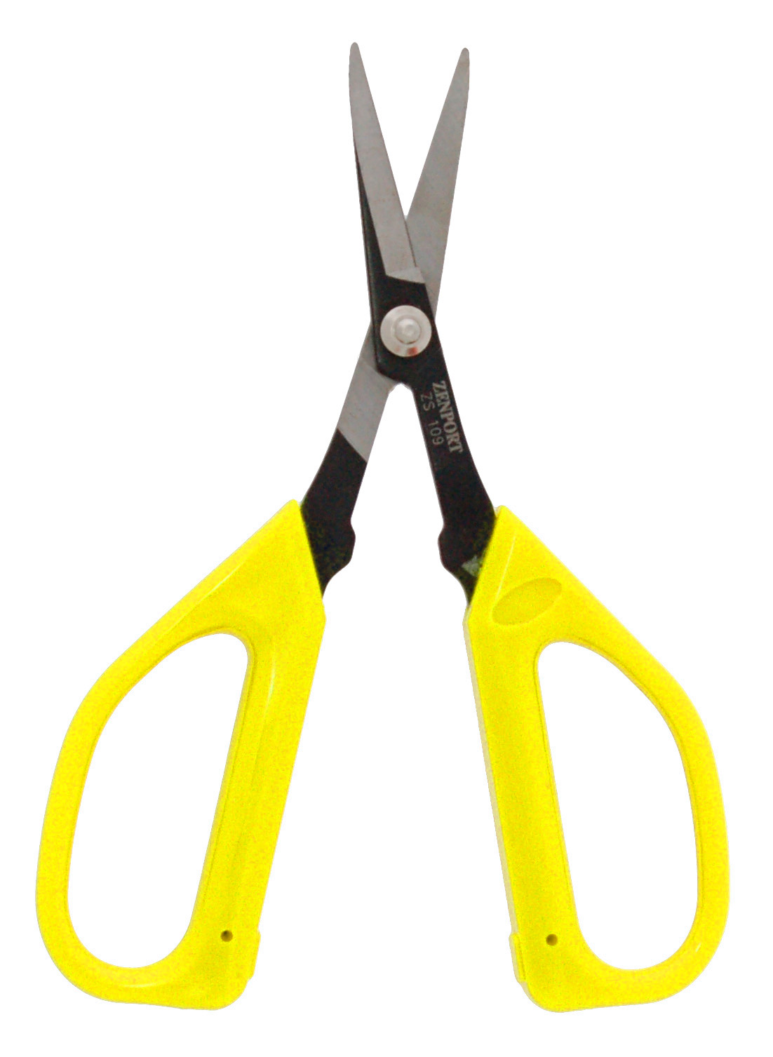 Zenport Scissors ZS109B Ergonomic Bent Handle Deluxe Trimming Scissors, Garden, Fruit, Grape, 6.5-Inch Long