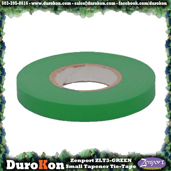 Zenport Plant Tie Tape ZL0012G Small Tapener Green Plant Tie Tape, 50-Feet, 6-MIL (ZL99/MAX HTB)