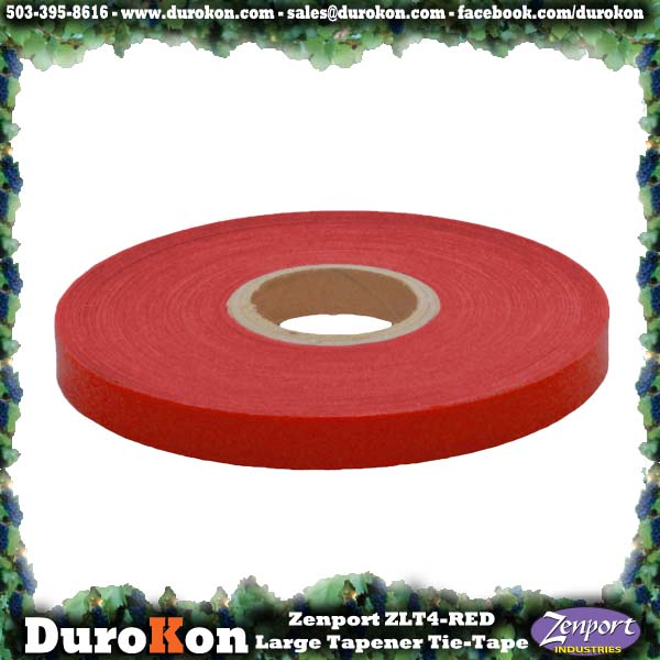 Zenport Plant Tie Tape ZL0025 Large Tapener Red Plant Tie Tape, 80-Feet, 6-MIL (ZL100/ZL919/MAX HTB2 N) - Click Image to Close