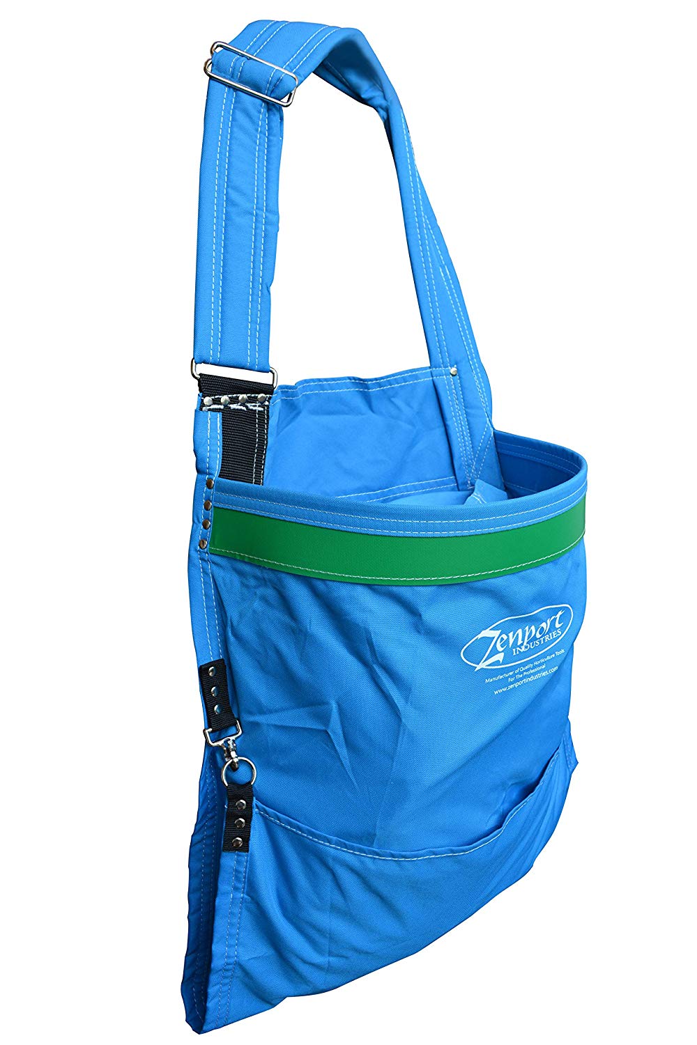 Bolsa de recolección de frutas Zenport AG412 AgriKon de 65 libras, correa suave para recolección de peras/manzanas