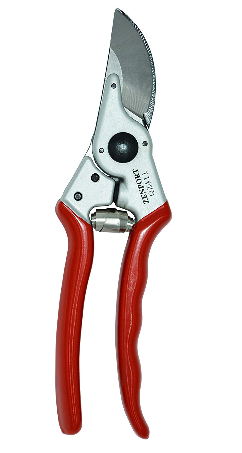 Zenport QZ411 Pruner Narrow Head Professional, 1-Inch Cut, 8.25-Inch Long - Click Image to Close