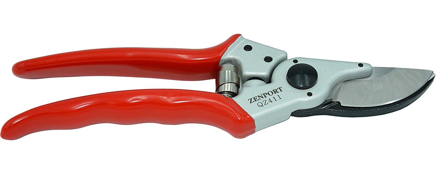 Zenport Sécateur QZ411 professionnel à tête étroite, coupe de 1 po, longueur de 8,25 po